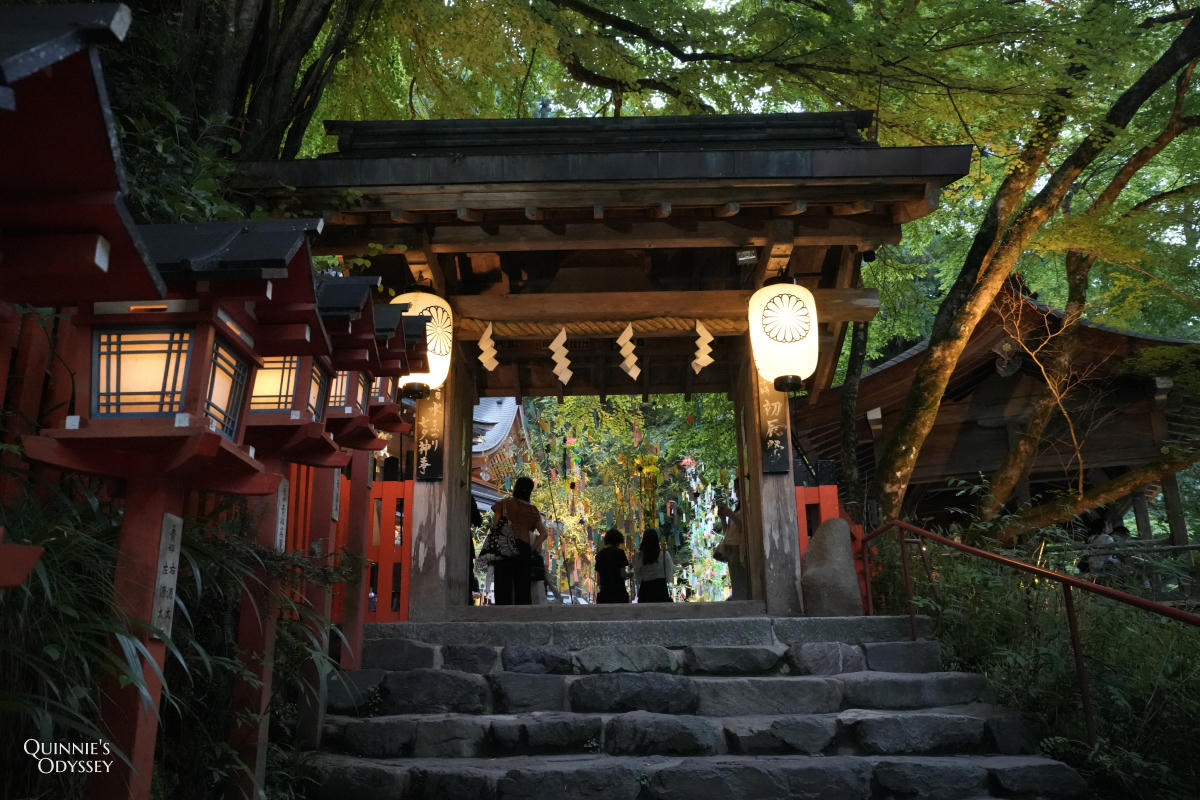 貴船七夕笹飾點燈完整體驗:京都夏夜限定的神秘光影祭典 - 第10張圖 貴船神社 本宮 七夕笹飾點燈