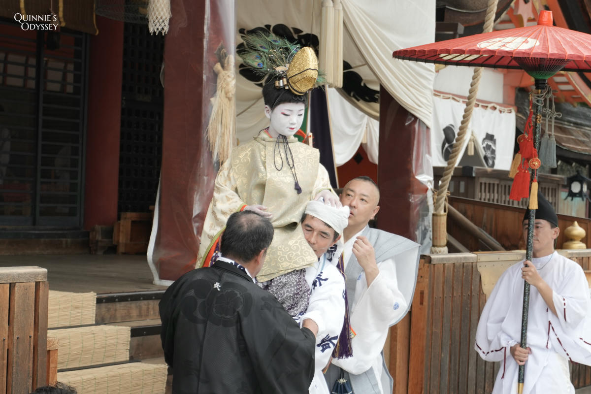 祇園祭長刀鉾稚兒社參:7/13八坂神社現場實拍全紀錄 - 第13張圖 祇園祭長刀鉾稚兒社參