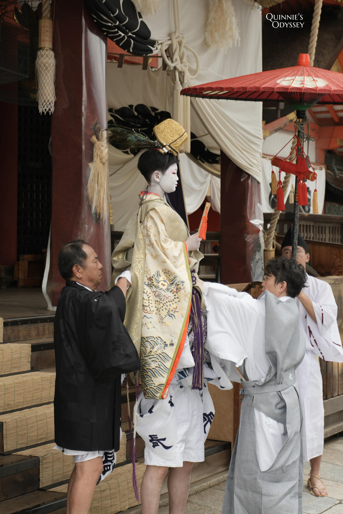 祇園祭長刀鉾稚兒社參:7/13八坂神社現場實拍全紀錄 - 第15張圖 祇園祭長刀鉾稚兒社參