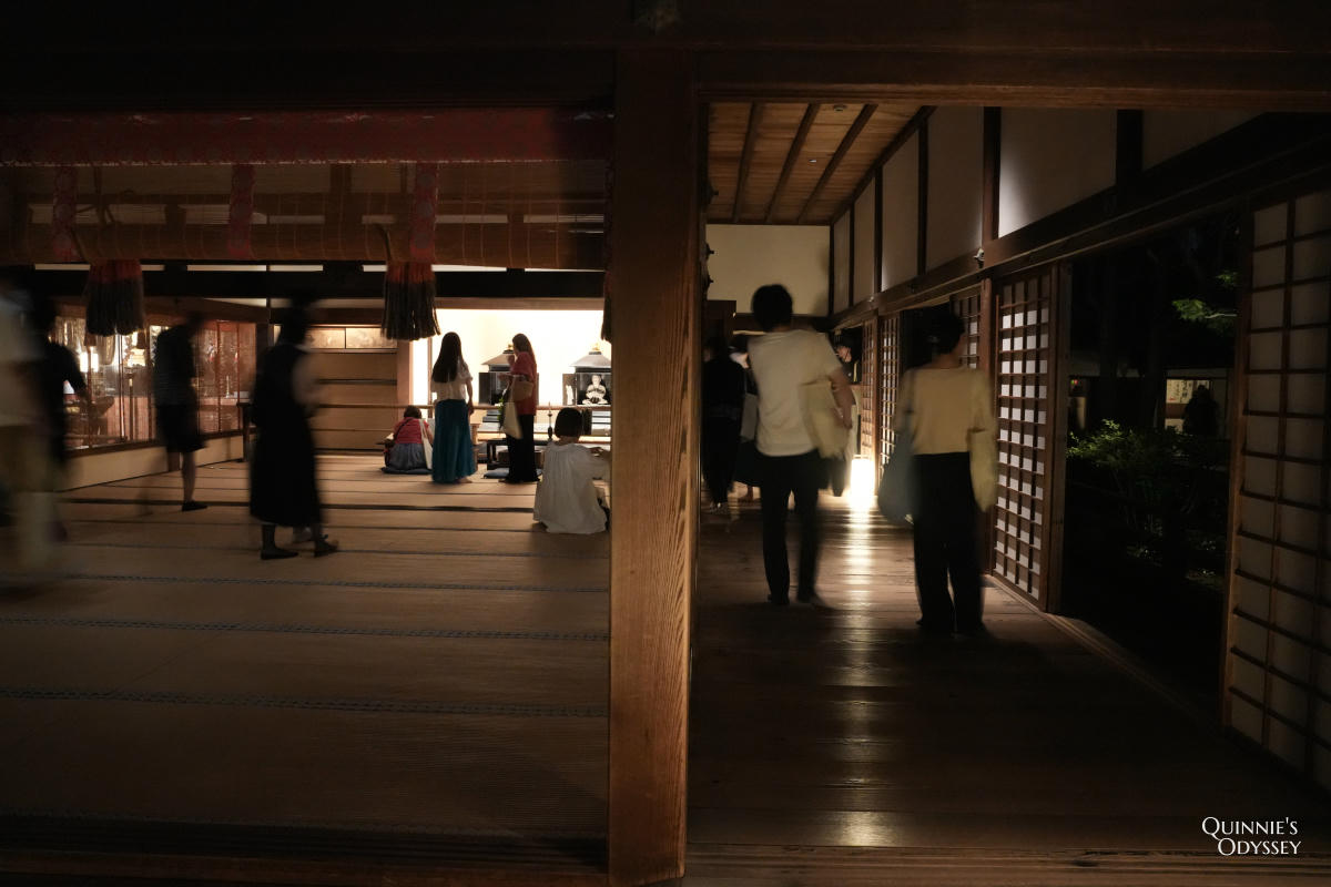 青蓮院夜間點燈 宸殿