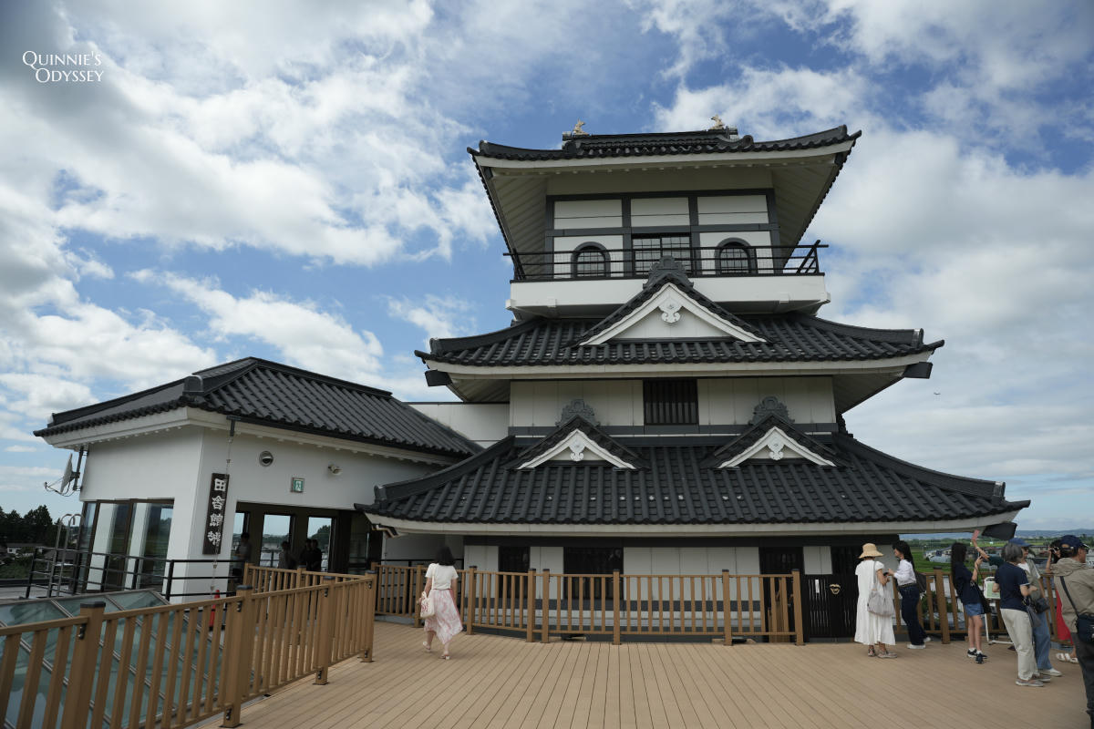 青森田舍館村稻田藝術:田舍館村展望台、交通、門票一次看 - 第12張圖 青森田舍館村 天守閣