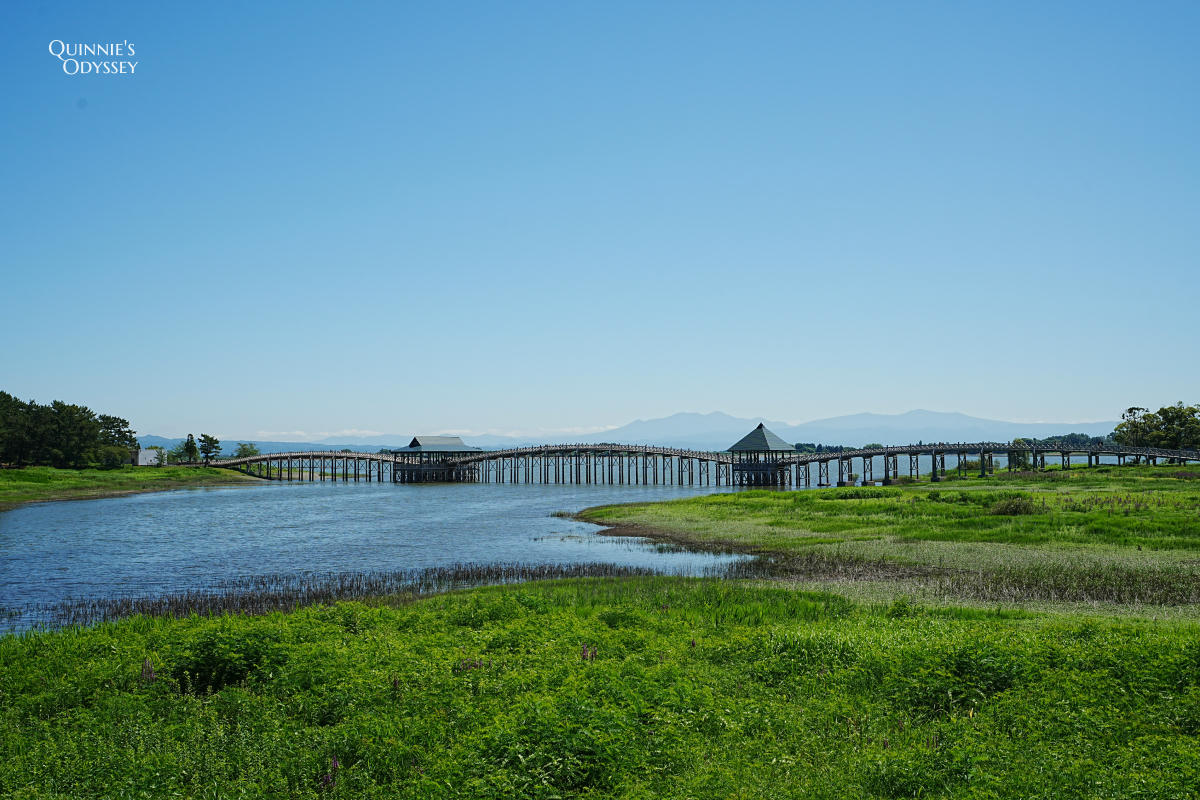 青森鶴之舞橋:日本最長木橋、岩木山夢幻美景 - 第3張圖 鶴之舞橋